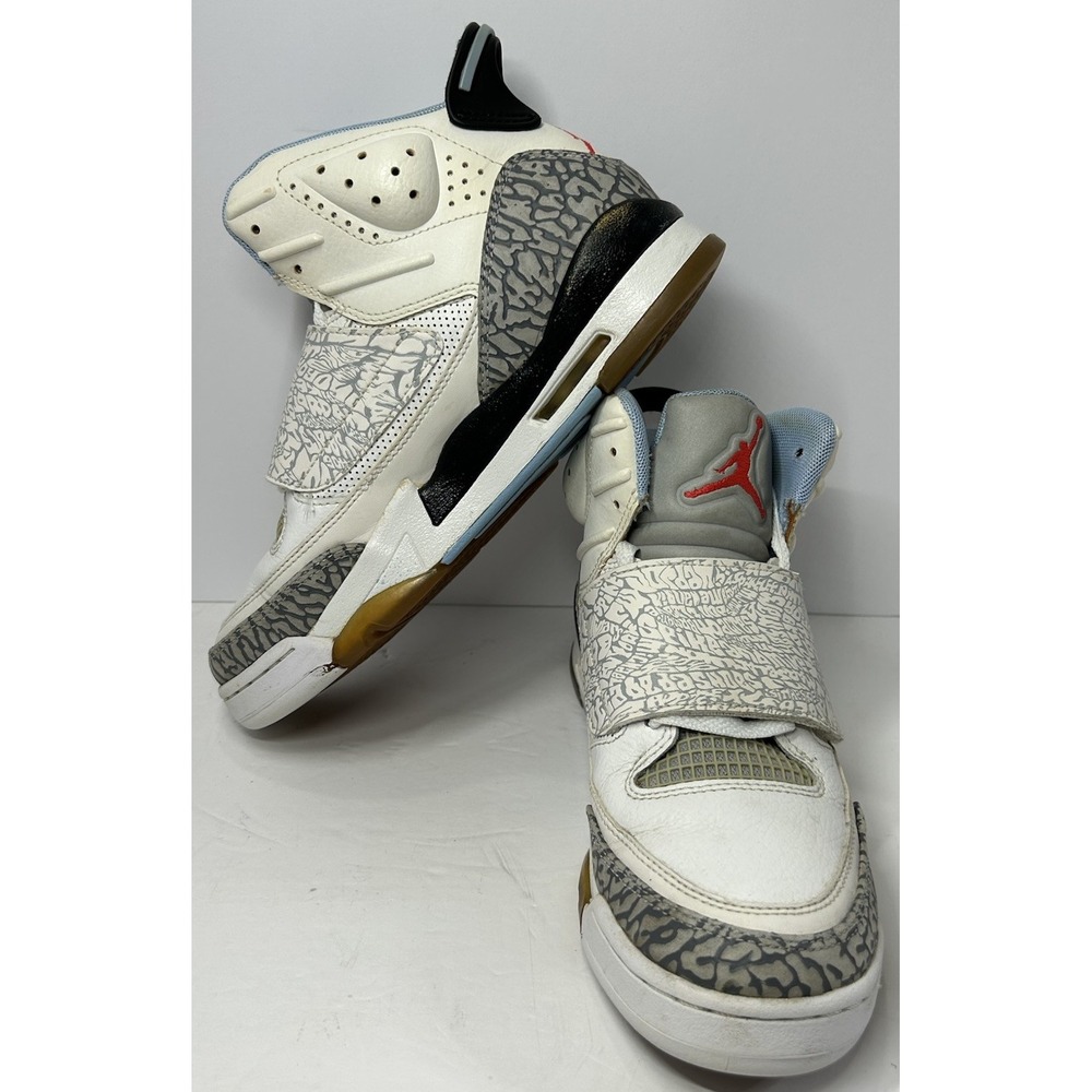 Nike Air Jordan Son Of Mars White Prism Blue Wolf 512242-109 Rare 5.5Y Women 7.5